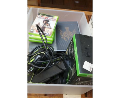 Xbox games, Xbox ear phones &amp; Xbox console 