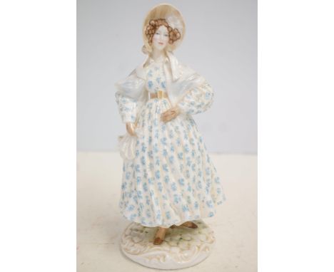 Royal Worcester The Victoria &amp; Albert museum, Walking-outdresses of the 19th century 1830 the romantic limited edition fi