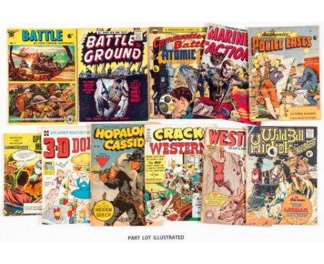 War and Western collection + (1950s). Battle 1, Battle Ground n.n., Battle Squadron n.n., Commander Battle and the Atomic Sub