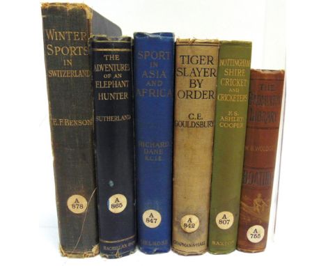 [SPORTING] Dane, Sir Richard. Sport in Asia and Africa, first edition, Melrose, London, 1921, blue cloth, twenty-one (of twen