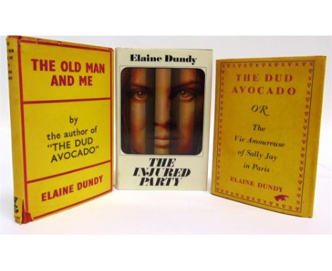 [MODERN FIRSTS] Dundy, Elaine. The Dud Avocado, first edition, Gollancz, London, 1958, red boards, dustjacket, octavo; Dundy,