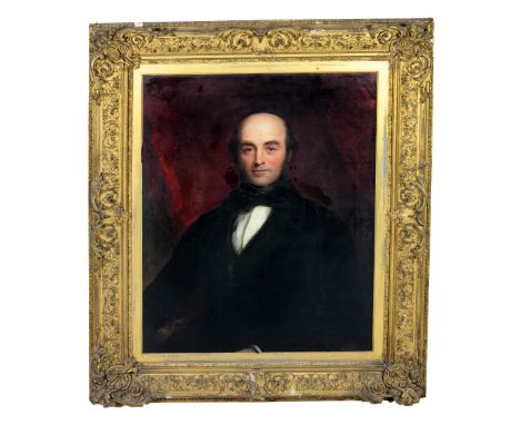 Stephen Catterton Smith, English / Irish R.H.A., 1806 - 1872Half-length "Portrait of John Alexander, A.M., High Sheriff of Ca