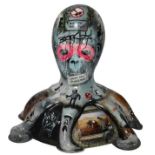 Take Me To The Banksy by Alison Burchert – Themed octopus depicting famous works by elusive politica