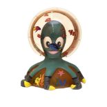 Octo-naut by Alana Fensom – Character in diving suit on underwater themed based, complete with 3D pl