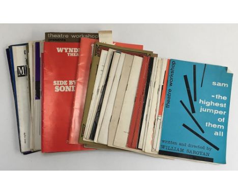 Approximately 50 London theatre programmes mainly from the '50s and '60s,, including many Theatre Workshop productions. Also,