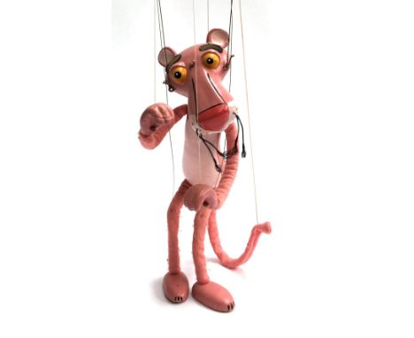 A Pelham Puppet Pink Panther, with resin body and felt appendages, c.1980 