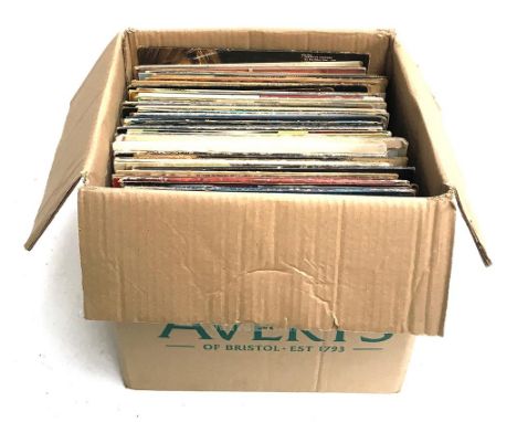 A mixed vinyl LPs to include Velvet Underground, Paul Simon, Talking Heads, Brian Eno, OMD, Michael Jackson, etc 