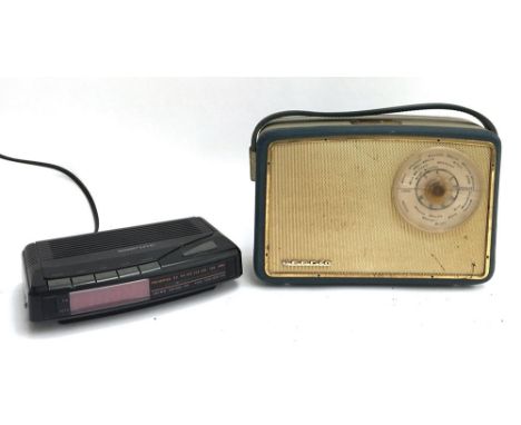 A Perdio radio; together with an Impine alarm clock radio 