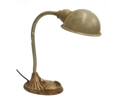 A 'Supreme entirely British made LGH818' vintage desk lamp 
