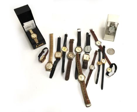 A mixed lot of gents wrist watches, to include Ingersoll ltd 'Triumph', Timex, Montine, Sekonda, Oris etc (14) 