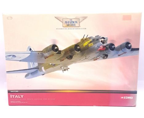 Corgi Aviation Archive, a boxed 1/72nd scale AA33305 "Italy the Battle for Monte Casino and Beyond" a Boeing B-17G/2nd Patche