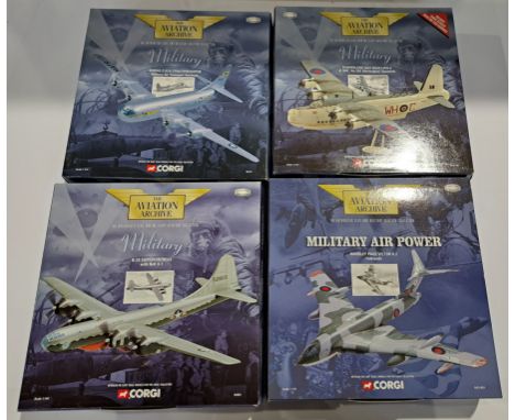 Corgi Aviation Archive 'Military' series a boxed 1:144 scale group to include; AA31601 - Handley Page Victor K.2 'Falklands' 