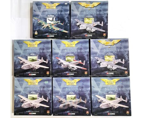 Corgi Aviation Archive, a boxed group of 1:144 scale Aircraft comprising of "Military" series to include AA47206 Avro York "L