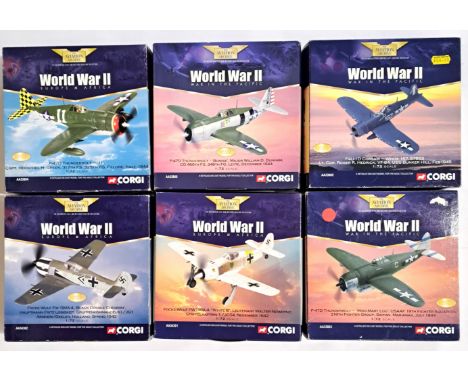 Corgi Aviation Archive, a boxed group of 1:72 scale Military Aircraft to include AA33804 (World War II - Europe &amp; Africa)