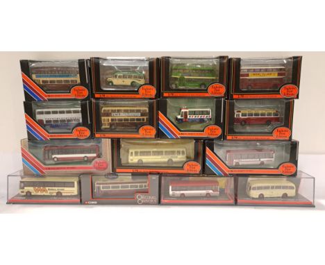 Corgi &amp; EFE, a boxed Group of 1:76 Scale Buses. Includes 42805 Dennis Dart - Plymouth Citybus with others. Although unche