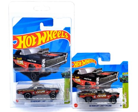Mattel Hot Wheels 2023 HW Gassers Super Treasure Hunt '65 Mercury Comet Cyclone, plus chase car, within Good to Excellent sea