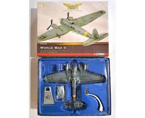Corgi Aviation Archive, a boxed 1:72 scale Military Aircraft AA33706 (World War II - Luftwaffe Over The East) Heinkel HE111H-