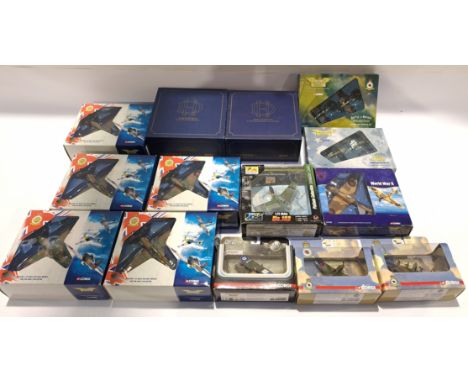 Corgi Aviation Archieve &amp; Oxford Die-Cast &amp; Similar, a boxed Aviation 1:144 &amp; 1:72 Scale Model Group. Includes Ba