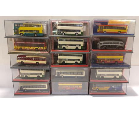 Corgi, a boxed Group of Original Omnibus 1:76 Scale Models. 42804 Dennis Dart Stevensons of Uttoxeter with others. Although u