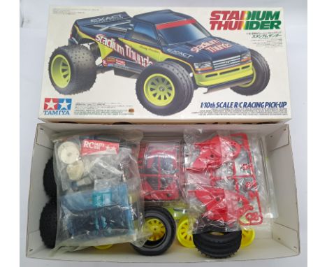 Tamiya Stadium Thunder Racing Pick-Up&nbsp;1:10 scale Radio Control Model Kit, boxed.&nbsp;&nbsp;Although untested &amp; unch