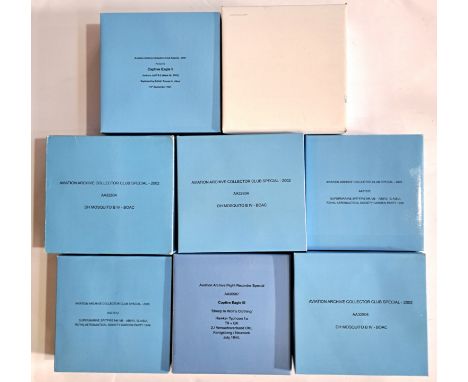 Corgi Aviation Archive (Collector Club Specials) a boxed group of 1:72 scale Military Aircraft to include AA32804 DH Mosquito