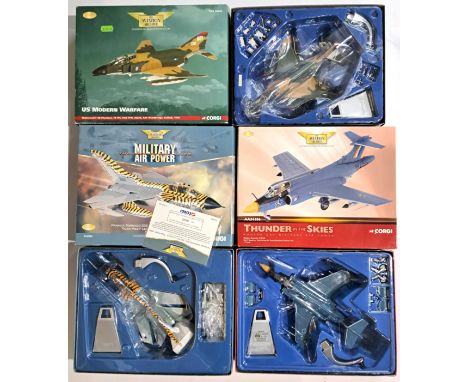 Corgi Aviation Archive, a boxed group of 1:72 scale Military Aircraft to include AA33218 (US Modern Warfare) McDonnell F-4D P