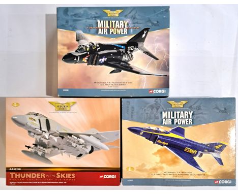 Corgi Aviation Archive, a boxed group of 1:72 scale Military Aircraft to include AA33210 (Thunder In The Skies) McDonnell F-J