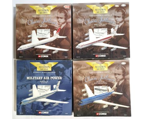 Corgi Aviation Archive, a boxed "Military Air Power" &amp; "Classic Jetliners" Series group of 1:144 scale Aircraft to includ