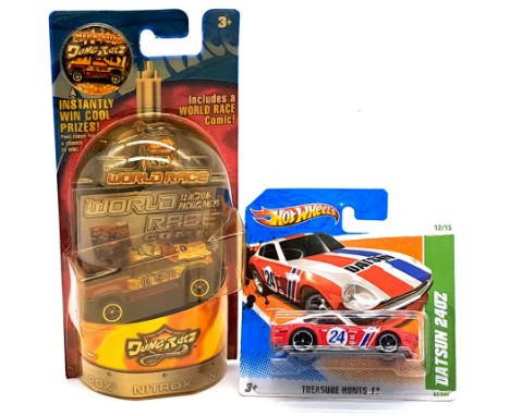 Mattel Hot Wheels Highway 35 Dune Ratz Nitrox (2003), within Good (yellowing to plastic) sealed packaging. Treasure Hunts 11 