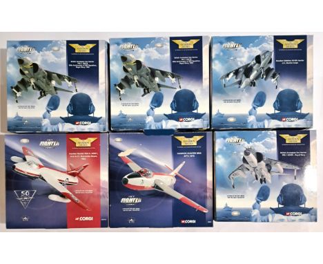 Corgi Aviation Archive (Jet Fighter Power Series) a boxed group of 1:72 scale Military Aircraft to include AA32405 British Ae