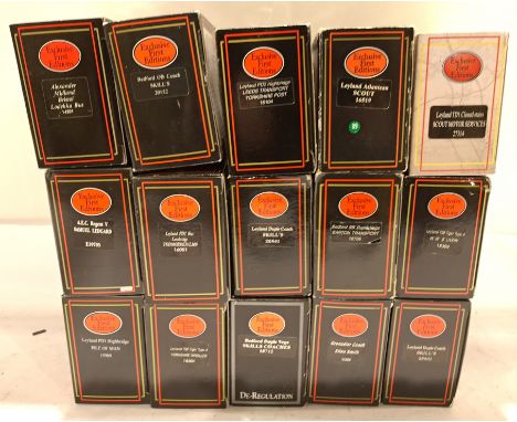 EFE, a boxed Group of 1:76 Scale Model Buses. Includes 16519 Leyland Atlantean Scout with others. Although unchecked for comp