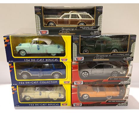 Motor Max, a boxed Group of 1:24 Scale Commercial Vehicles. Includes American Classics Series with others. Although unchecked