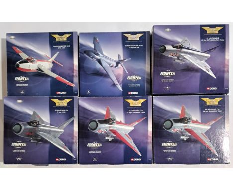 Corgi Aviation Archive (Jet Fighter Power Series) a boxed group of 1:72 scale Military Aircraft to include AA49402 EE Lightni