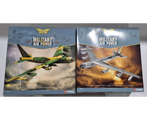 Corgi Aviation Archive 'Military Air Power' series a 1:144 scale pair to include; AA33503 - Boeing B-52 Statofortress - 56-06