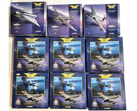Corgi Aviation Archive, a boxed mixed series group of 1:144 & 1:72 scale Aircraft comprising of "The Dambusters Special Editi