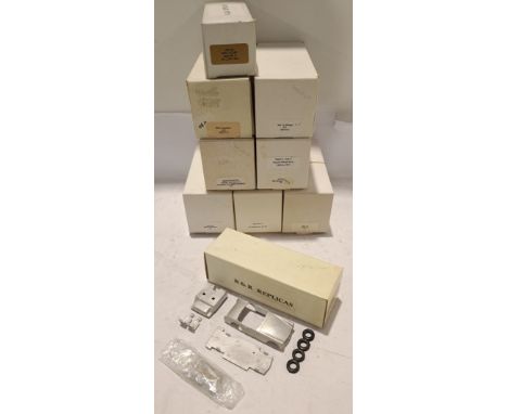 RAE and K &amp; R Replicas, a boxed Group of White Metal Model Kits. Includes ACE 28 MG Midget MK III 1972-74 with others. Al