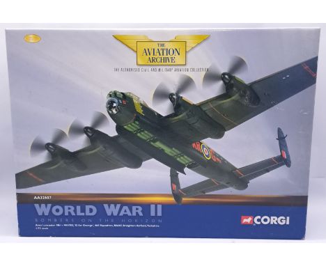 Corgi Aviation Archive, a boxed 1/72 scale AA32607 "World War II Bombers On The Horizon" Avro Lancaster MKI W4783, "G for Geo