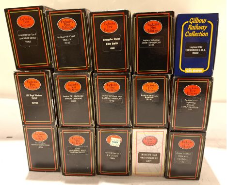 EFE, a boxed Group of 1:76 Scale Model Buses. Includes 99640 Leyland PD2 Todmorden L.M.S. with others. Although unchecked for