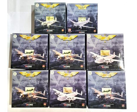 Corgi Aviation Archive, a boxed mixed series group of 1:144 scale Aircraft comprising of "Berlin Airlift" &amp; "Battle Of Br