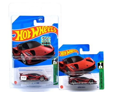 Mattel Hot Wheels 2023 HW Green Speed Super Treasure Hunt Lotus Evija, plus chase car, within Excellent sealed packaging, Sup