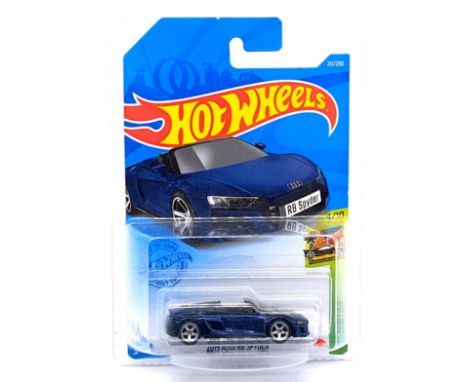 Mattel Hot Wheels 2021 HW Exotics Super Treasure Hunt Audi R8 Spyder, within Excellent sealed packaging, long card within pla