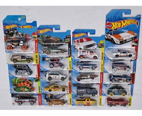 Mattel Hot Wheels Mainline Treasure Hunts x20, comprising of 2014 - 2022, to include 2014 HW Race - Night Burner, 2017 HW Art