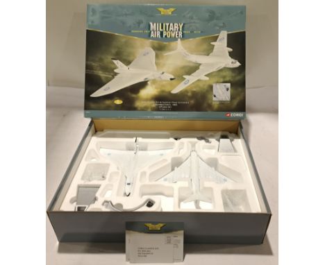 Corgi Aviation Archive a boxed AA99134 Avro Vulcan B.2 &amp; Handley Page Victor B.2 V-Bomber Force 1963 2-Plane Set in 1:144