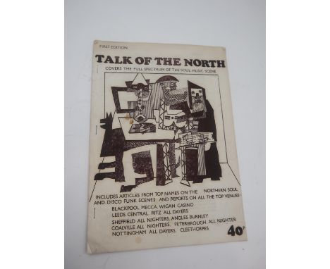 Talk of the North first edition Northern Soul Fanzine. UK P&amp;P Group 1 (£16+VAT for the first lot and £2+VAT for subsequen