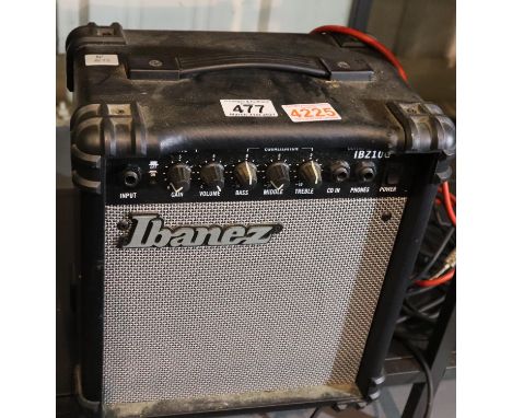 Ibanez IBZ10G 19w amplifier. P&amp;P Group 3 (£25+VAT for the first lot and £5+VAT for subsequent lots) 