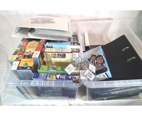 Last of the Summer Wine, two boxes of related items including CDs, photos, mugs etc. P&amp;P Group 2 (£18+VAT for the first l