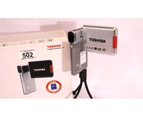 Toshiba Camileo S20 boxed digital camcorder. P&amp;P Group 1 (£14+VAT for the first lot and £1+VAT for subsequent lots) 