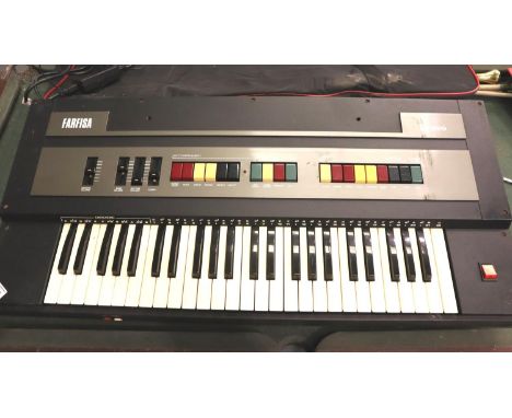 Farfisa keyboard / electric organ with power lead and stand. P&amp;P Group 3 (£25+VAT for the first lot and £5+VAT for subseq