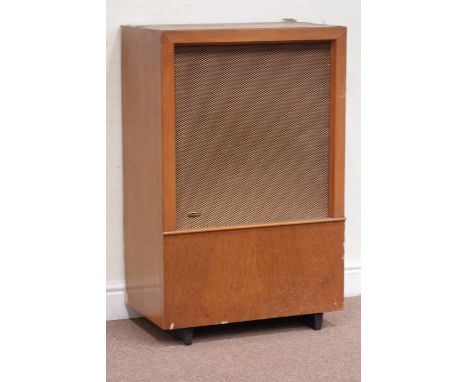 Mid 20th century 'Wharfedale' floor standing speaker, W59cm, H92cm, D36cm Condition Report Click here for further images, con