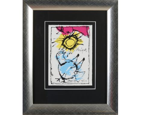 Guillaume Corneille 1997. 1922 - 2010. No.&nbsp;50/250.&nbsp;unique.&nbsp;Lithograph on paper.&nbsp;Size;&nbsp;H 21 x W 15 cm